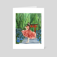 Hydrangea  - Art Card by Kiki De 