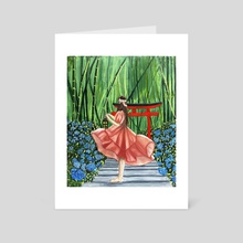 Hydrangea  - Art Card by Kiki De 